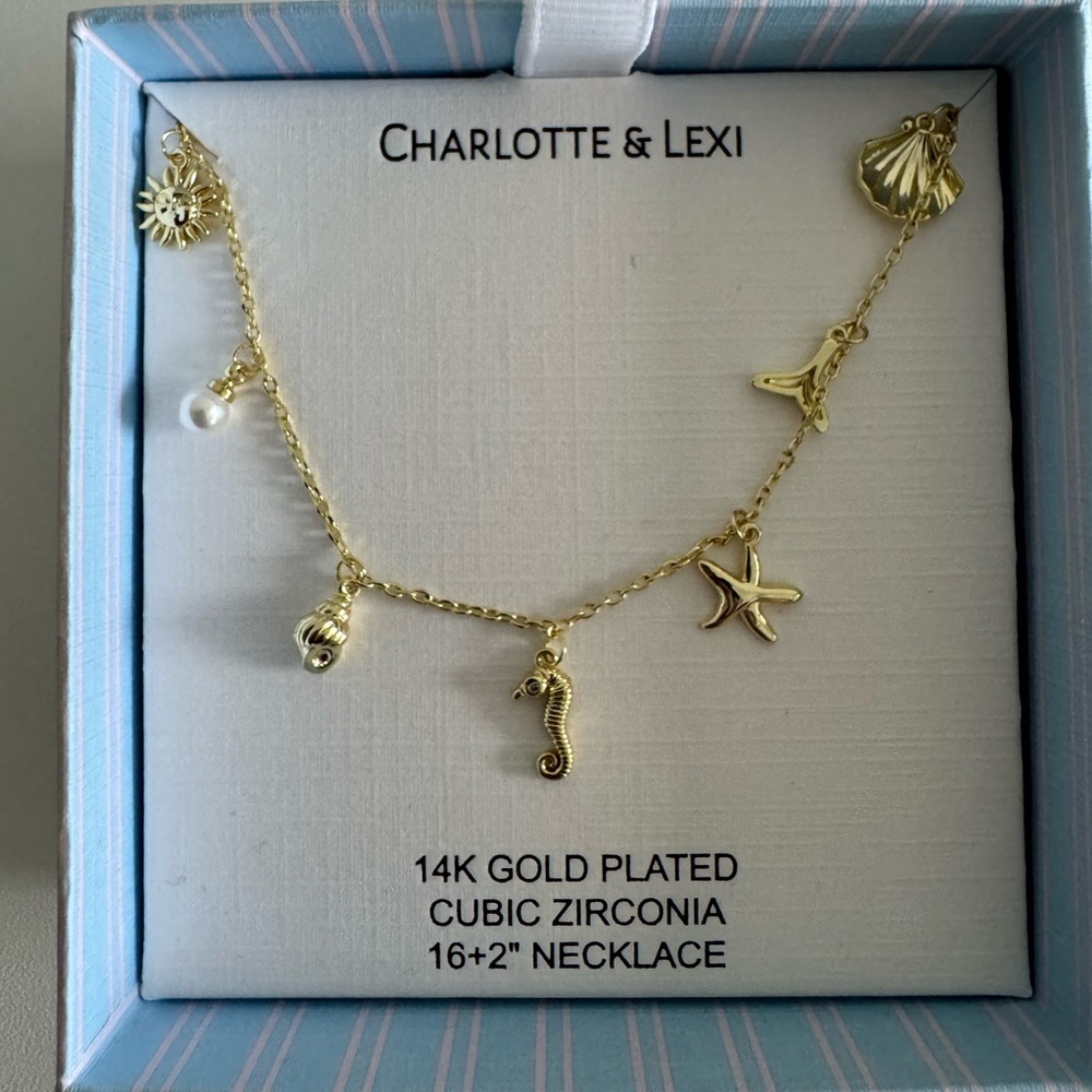 The Charlotte & Lexi ocean-themed pendants Necklace
